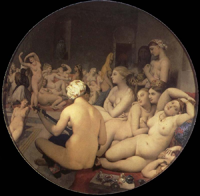 Jean-Auguste Dominique Ingres The Turkish bath